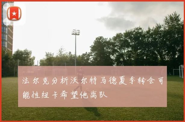 法尔克分析沃尔特马德夏季转会可能性纽卡希望他离队