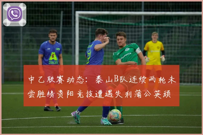 中乙联赛动态：泰山B队连续两轮未尝胜绩贵阳竞技遭遇失利蒲公英顽强战平